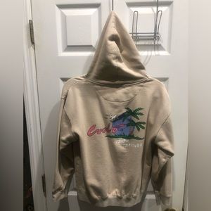 Barney Cools yellow men’s medium hoodie pullover